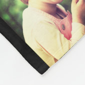 Personalisiertes Foto Fleecedecke (Ecke)
