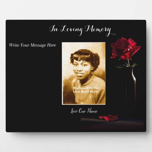 Personalisiertes Foto Fotoplatte (Vorderseite)