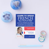 Personalisiertes Foto, Französischkurs Flyer (Einzeln)