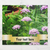 Personalisiertes Foto Frische Pasta machen Schaumweinetikett (Einzelnes Label)