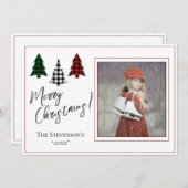 Personalisiertes Foto Frohe Weihnachten Weihnachte (Vorne/Hinten)