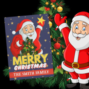 Personalisiertes Foto Frohe Weihnachtsfeier Feiertagskarte