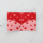 Personalisiertes Foto Frohes Valentinstag Feiertagskarte (Innenseite)