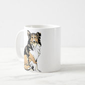 Personalisiertes Foto für 2 Haustiere Kaffeetasse (Vorderseite Links)