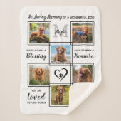 Personalisiertes Foto für Begleiter-Erinnerung Sherpadecke (Vorderseite)