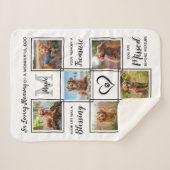 Personalisiertes Foto für Begleiter-Erinnerung Sherpadecke (Vorderseite (Horizontal))