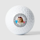 Personalisiertes Foto für benutzerdefinierte Farbe Golfball (Vorderseite)