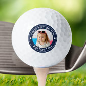 Personalisiertes Foto für benutzerdefinierte Farbe Golfball