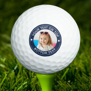 Personalisiertes Foto für benutzerdefinierte Farbe Golfball
