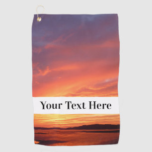 Personalisiertes Foto für benutzerdefinierten Tex Golfhandtuch