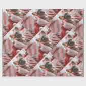 Personalisiertes Foto für benutzerdefiniertes Wrap Geschenkpapier (Flach)