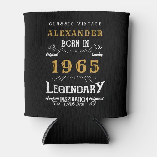 Personalisiertes Foto für das Jahr des Namens am 6 Dosenkühler (Vorderseite)