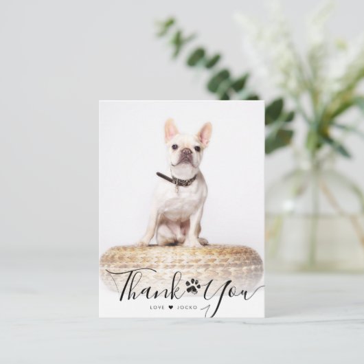 Personalisiertes Foto für das Memorial für Skripte Postkarte (Stehend Vorderseite)