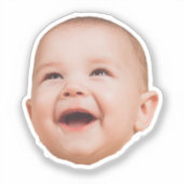 Personalisiertes Foto für die Oberfläche von Aufk Aufkleber (Vorderseite)