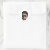 Personalisiertes Foto für die  Oberfläche von Aufk Runder Aufkleber (Tasche)