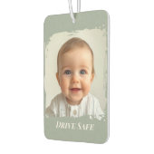 Personalisiertes Foto für Familien — beidseitig |  Autolufterfrischer (Links)