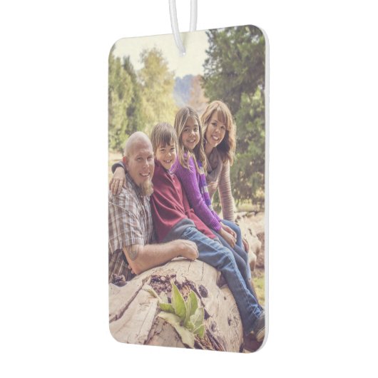 Personalisiertes Foto für Familien bewahren unverg Autolufterfrischer (Links)