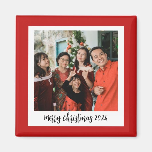 Personalisiertes Foto für Familien Magnet (Vorne)