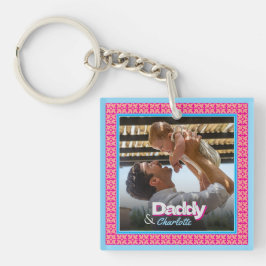 Personalisiertes Foto für Familien - Vater mit Toc Schlüsselanhänger