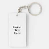 Personalisiertes Foto für Foto, Text und Herz Schlüsselanhänger (Rückseite)