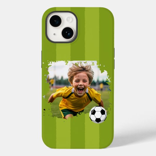 Personalisiertes Foto für Fußball - Individuelle N Case-Mate iPhone Hülle (Rückseite)