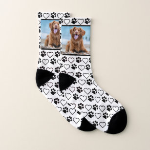 Personalisiertes Foto für Haustiere Druckt Dog Soc Socken