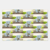 Personalisiertes Foto für Haustiere Geschenkpapier Set (Vorderseite 3)