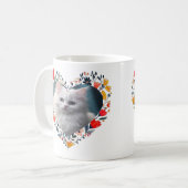 Personalisiertes Foto für Haustiere in geblähter H Kaffeetasse (Vorderseite Links)
