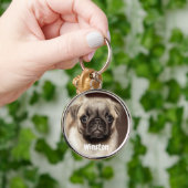 Personalisiertes Foto für Haustiere Schlüsselanhänger (Hand)
