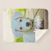 Personalisiertes Foto für Haustiere Sherpadecke (Vorderseite (Horizontal))