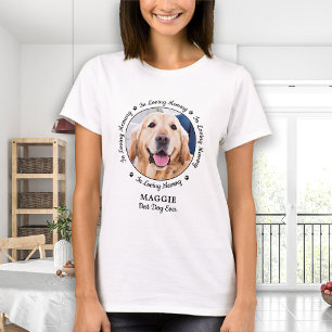 Personalisiertes Foto für Hunde-Gedächtnis T-Shirt
