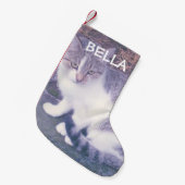 Personalisiertes Foto für Katzen oder Hunde Kleiner Weihnachtsstrumpf (Vorderansicht (hängend))