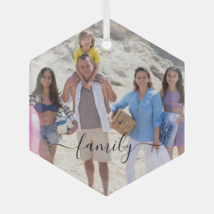 Personalisiertes Foto für kundenspezifische Anwend Ornament Aus Glas