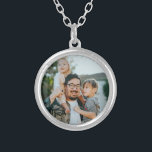 Personalisiertes Foto für kundenspezifische Anwend Versilberte Kette<br><div class="desc">Foto für benutzerdefinierte Familie Personalisiert silberplattierte Kette</div>