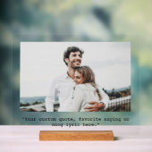 Personalisiertes Foto für kundenspezifisches Angeb Acrylschild (Neutral)