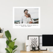 Personalisiertes Foto für kundenspezifisches Angeb Poster (Heimbüro)