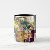 Personalisiertes Foto für Mutter Zweifarbige Tasse (Mittel)