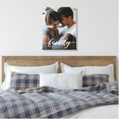 Personalisiertes Foto für Skripte der benutzerdef Leinwanddruck (Insitu (Schlafzimmer))