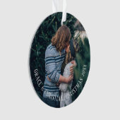 Personalisiertes Foto für Weihnachten Ornament (Vorderseite)