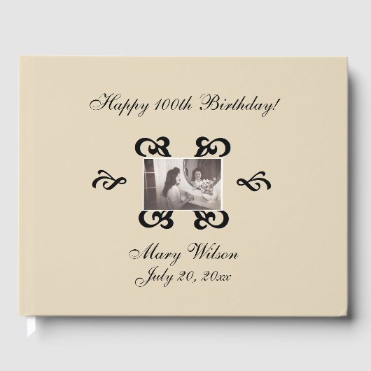 Personalisiertes Foto Gästebuch (Vorderseite)