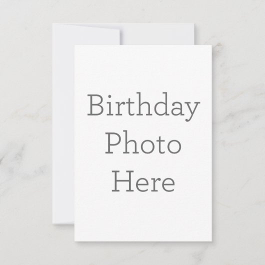 8.89 cm x 12.7 cm Flache Dankeskarte (Vorderseite)