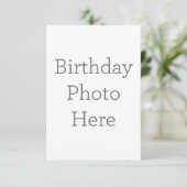 8.89 cm x 12.7 cm Flache Dankeskarte (Stehend Vorderseite)