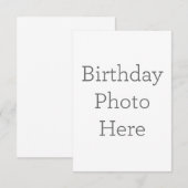 8.89 cm x 12.7 cm Flache Dankeskarte (Vorne/Hinten)