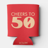 Personalisiertes Foto Geburtstag kann kühler Dosenkühler (Rückseite)