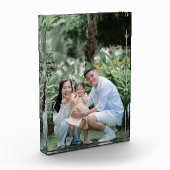 Personalisiertes Foto-Geburtstagsgeschenk Hochzeit Fotoblock (Links)