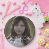 Personalisiertes Foto Geburtstagsgeschenk Pappteller (Party)