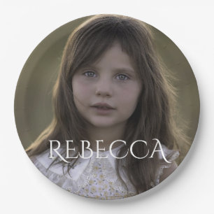 Personalisiertes Foto Geburtstagsgeschenk Pappteller