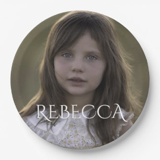 Personalisiertes Foto Geburtstagsgeschenk Pappteller