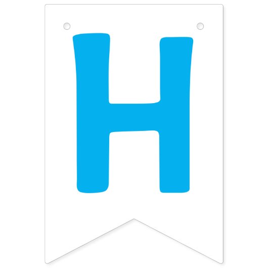 Personalisiertes Foto Geburtstagsjagdflaggen Wimpelkette (Zweite Fahne)