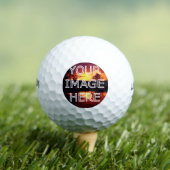 Personalisiertes Foto gedruckt Golfball (Insitu T-Shirt)